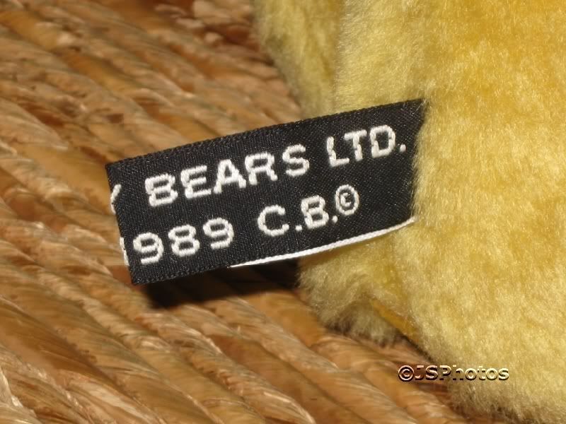 CANTERBURY BEAES テディベア 1985年　|1597|☆ ヴィンテージテディベア イギリス80年代 Canterbury Bears